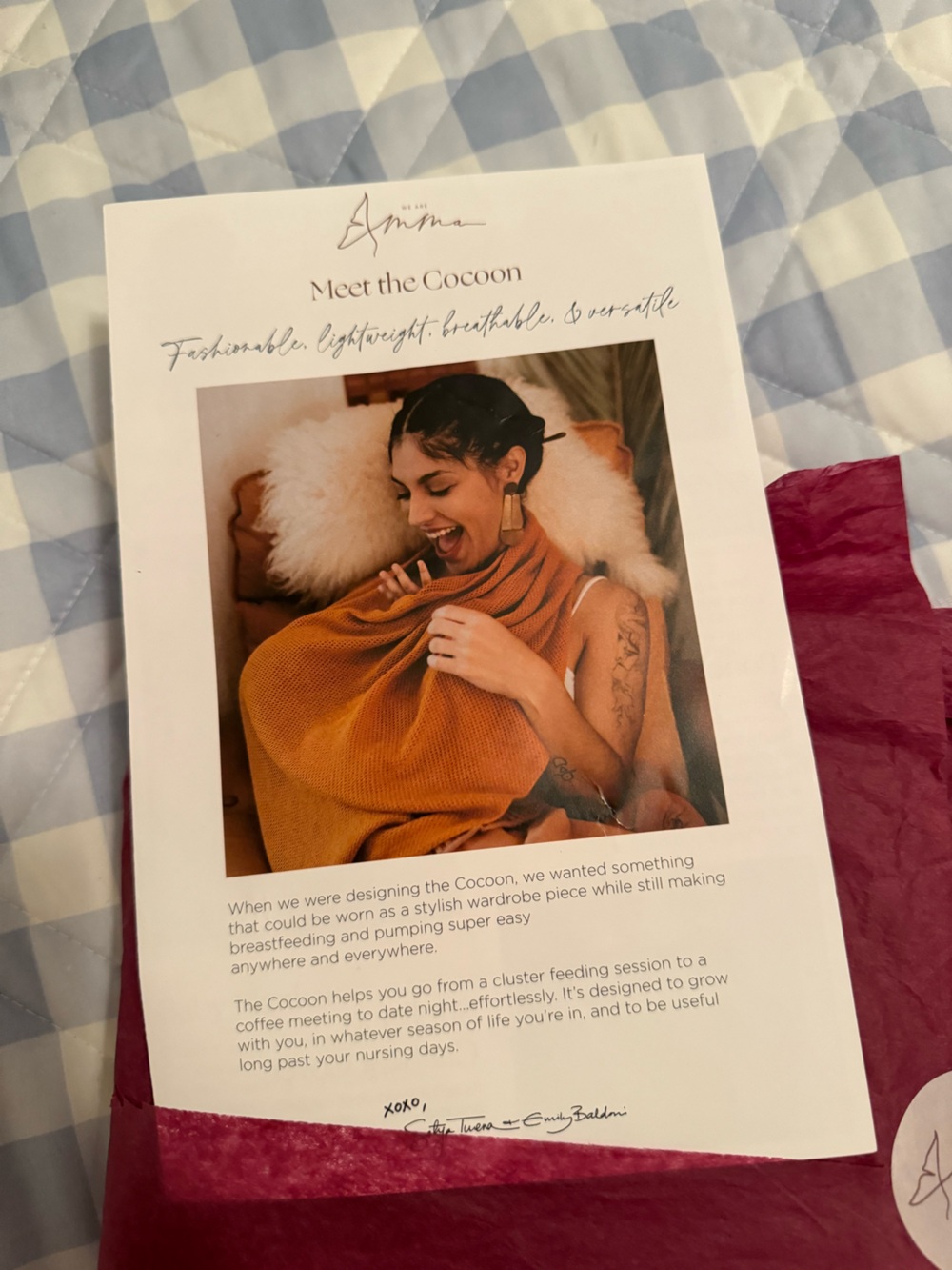 We are Amma Nursing cover cocoon NWT - Picture 2 of 11